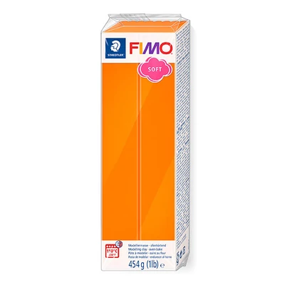 FIMO Soft plastilină care se întărește la coacere 454 g - mandarina 8021-42