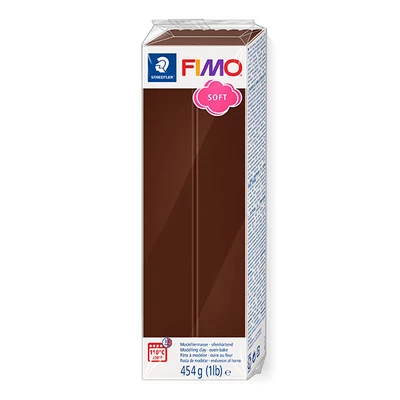 FIMO Soft plastilină care se întărește la coacere 454 g - ciocolata 8021-75