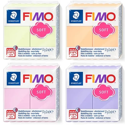 FIMO Soft plastilină care se întărește la coacere , pastel - in diverse culori
