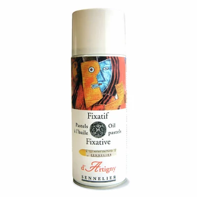 Spray fixativ Sennelier d' Artigny pentru pasteluri uleioase, 400 ml