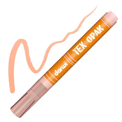 Darwi Tex Opac marker textil pentru material închis la culoare - piersică