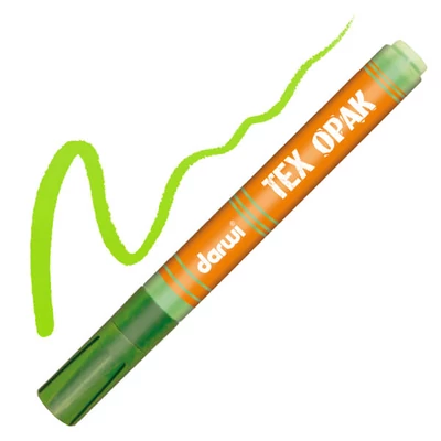 Darwi Tex Opac marker textil pentru material închis la culoare - verde deschis