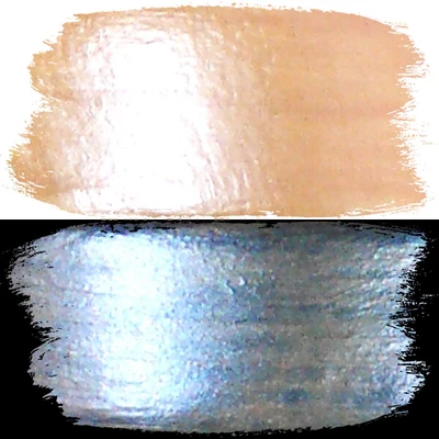 Vopsea acrilică Hobby Artist , 40 ml - bicolor, 105, galben auriu/albastru