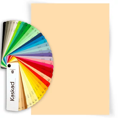 Hârtie colorată xerox  Kaskad , A/4, 80 g, 10 db - 13, crem, Curlew cream