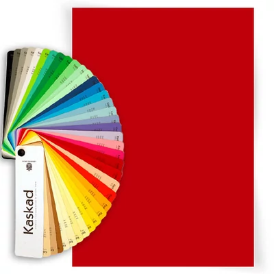 Hârtie colorată xerox  Kaskad , A/4, 80 g, 10 db - 29, vișiniu, Rosella red