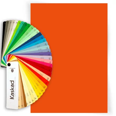Hârtie colorată xerox  Kaskad , A/4, 80 g, 10 db - 48, portocaliu, Orange
