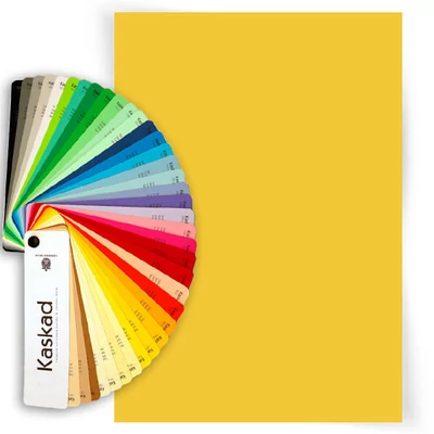 Hârtie colorată xerox  Kaskad , A/4, 80 g, 10 db - 57, galben lămâie, Canary yellow
