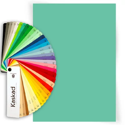Hârtie colorată xerox  Kaskad , A/4, 80 g, 10 db - 65, verde, Leafbird green