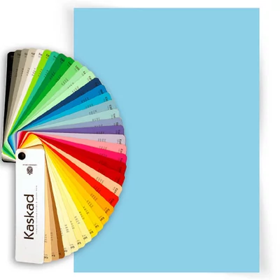 Hârtie colorată xerox  Kaskad , A/4, 80 g, 10 db - 72, albastru azur, Merlin blue