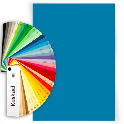 Hârtie colorată xerox  Kaskad , A/4, 80 g, 10 db - 78, albastru regal, Kingfisher blue