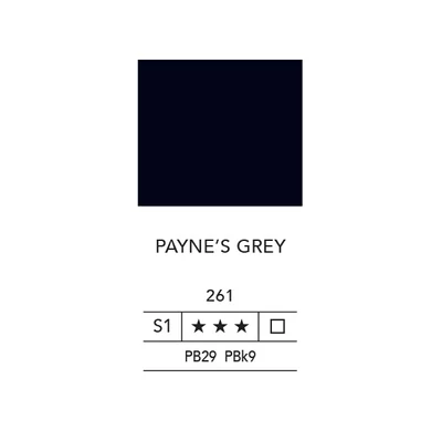 L&amp;amp;B Fine Oil Culori ulei, 40 ml - 261, payne grey