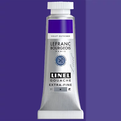 L&B Linel extra fine vopsea gouache, 14 ml - 057, ultramarine violet