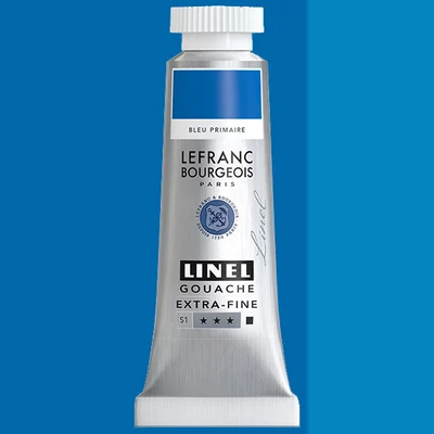 L&B Linel extra fine vopsea gouache, 14 ml - 063, primary blue