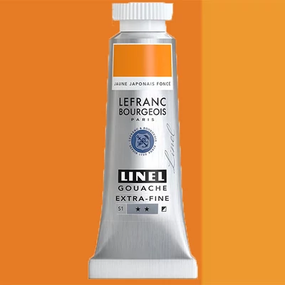 L&B Linel extra fine vopsea gouache, 14 ml - 184, japanese yellow deep
