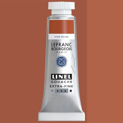 L&B Linel extra fine vopsea gouache, 14 ml - 306, red ochre