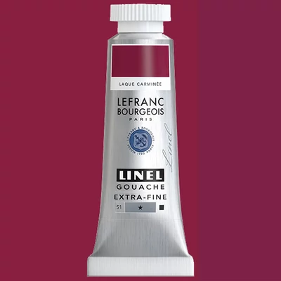 L&B Linel extra fine vopsea gouache, 14 ml - 341, crimson lake