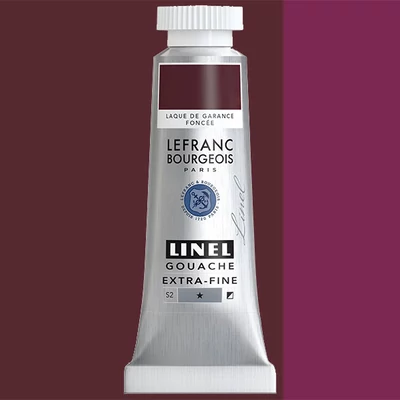 L&B Linel extra fine vopsea gouache, 14 ml - 346, madder lake deep