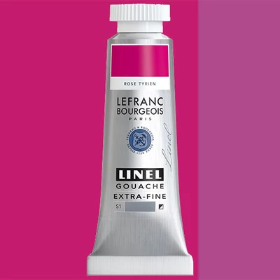 L&B Linel extra fine vopsea gouache, 14 ml - 354, tyrian rose