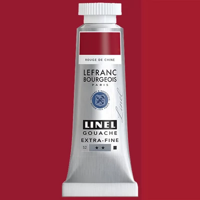L&B Linel extra fine vopsea gouache, 14 ml - 368, china red