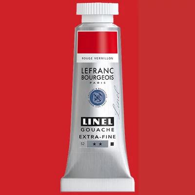 L&B Linel extra fine vopsea gouache, 14 ml - 395, vermilion