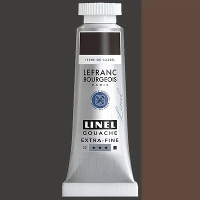 L&B Linel extra fine vopsea gouache, 14 ml - 475, cassel earth