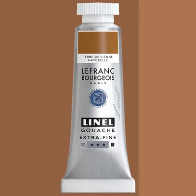 L&B Linel extra fine vopsea gouache, 14 ml - 482, raw sienna