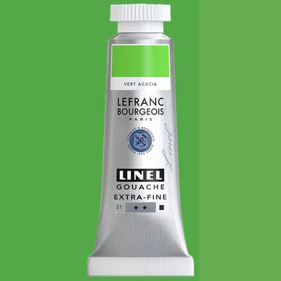 L&B Linel extra fine vopsea gouache, 14 ml - 502, acacia green