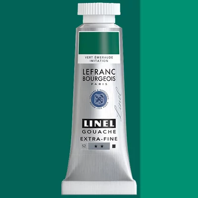 L&B Linel extra fine vopsea gouache, 14 ml - 564, viridian imitation