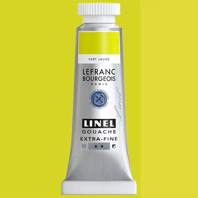 L&B Linel extra fine vopsea gouache, 14 ml - 590, yellow green