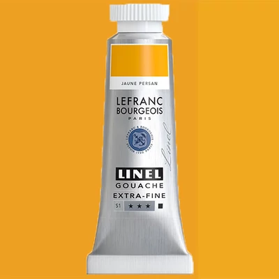 L&B Linel extra fine vopsea gouache, 14 ml - 843, persian yellow medium