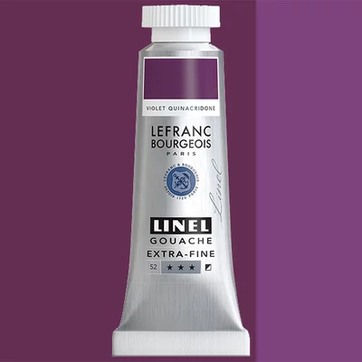 L&B Linel extra fine vopsea gouache, 14 ml - 860, quinacridone violet