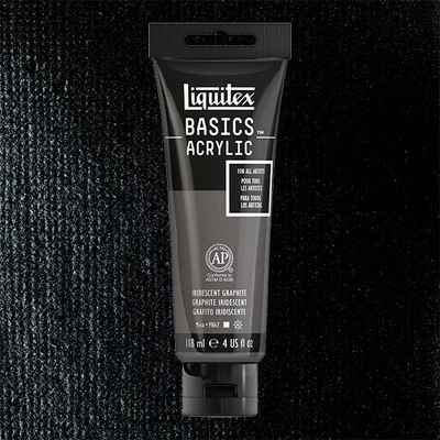 Liquitex Basics vopsea acrilică, 118 ml - 049, iridescent graphite