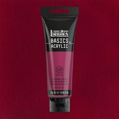 Liquitex Basics vopsea acrilică, 118 ml - 114, magenta quinacridone
