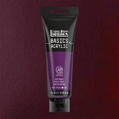 Liquitex Basics vopsea acrilică, 118 ml - 115, violet deep