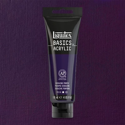Liquitex Basics vopsea acrilică, 118 ml - 186, dioxazine purple
