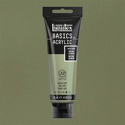 Liquitex Basics vopsea acrilică, 118 ml - 205, green gray