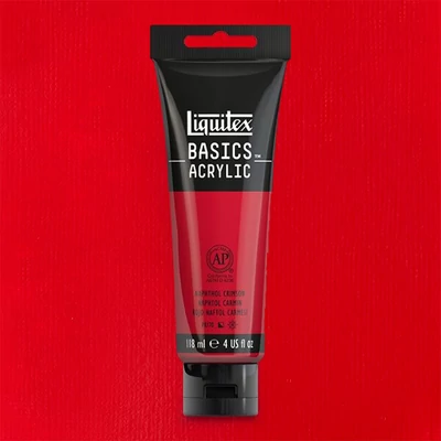 Liquitex Basics vopsea acrilică, 118 ml - 292, naphthol crimson