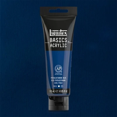 Liquitex Basics vopsea acrilică, 118 ml - 316, phthalocyanine blue