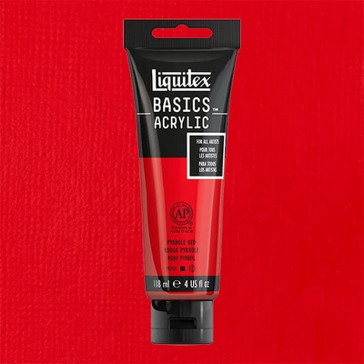 Liquitex Basics vopsea acrilică, 118 ml - 321, pyrrole red
