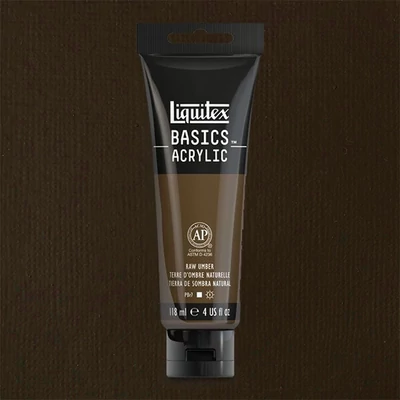 Liquitex Basics vopsea acrilică, 118 ml - 331, raw umber