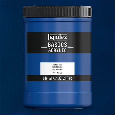 Liquitex Basics vopsea acrilică, 946 ml - 420, primary blue