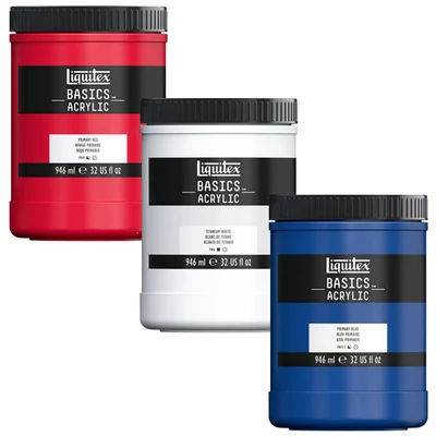 Liquitex Basics vopsea acrilică, 946 ml - în culori diferite