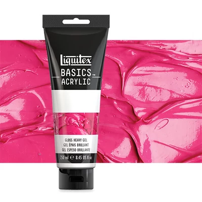 Liquitex Basics Gloss Heavy Gel medium de îngroșare, 250 ml - lucios