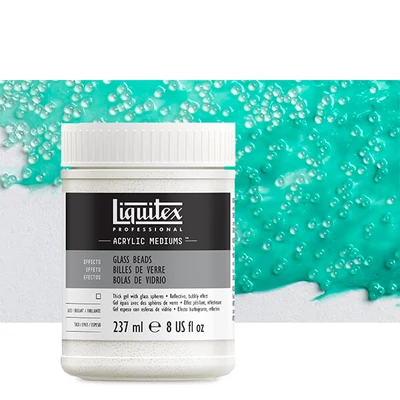 Liquitex Glass Beads  medium cu efect de mărgele de sticlă, 237 ml