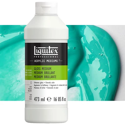  Liquitex Gloss Fluid medium de diluare și lac, lucios - 473 ml