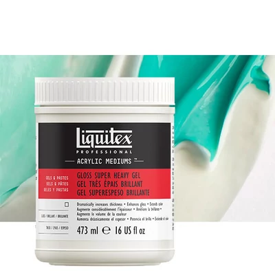  Liquitex Gloss Super Heavy Gel, medium de îngroșare473 ml - lucios