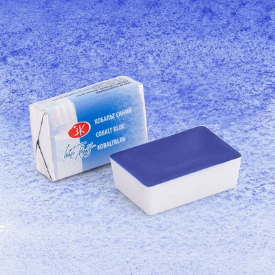 Culori acuarelă White Nights în recipient, 2,5 ml - 508, cobalt blue