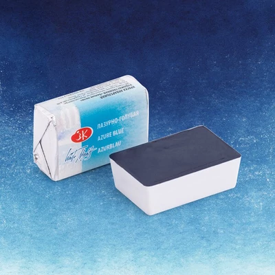 Culori acuarelă White Nights în recipient, 2,5 ml - 519, azure blue
