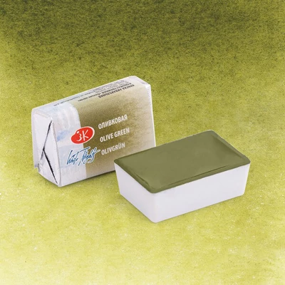 Culori acuarelă White Nights în recipient, 2,5 ml - 727, olive green