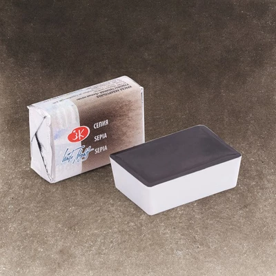 Culori acuarelă White Nights în recipient, 2,5 ml - 413, sepia